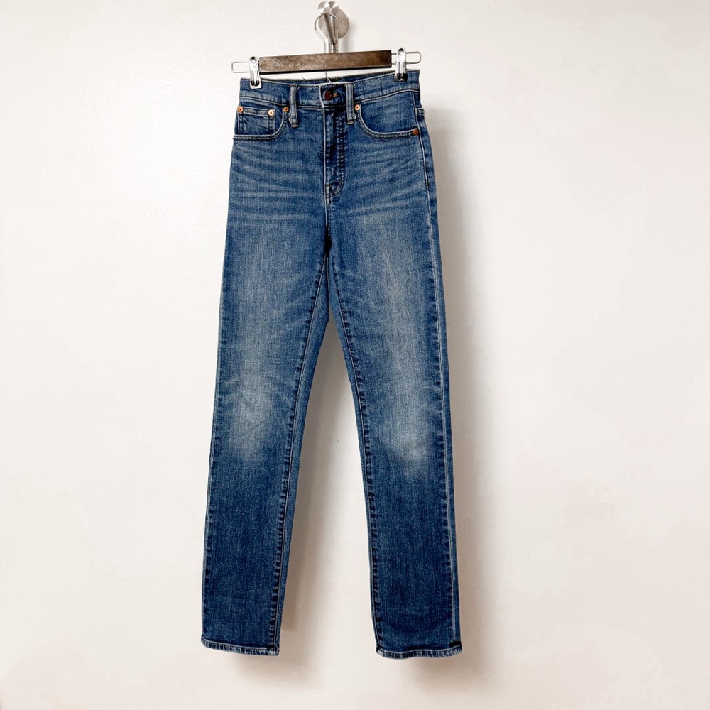 Madewell Full Length Classic Straight Preppy Winter Chic‎ Denim Jeans 23